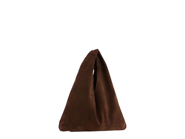 The Row The Row Small Bindle Bag In Suede Tobacco - view 2