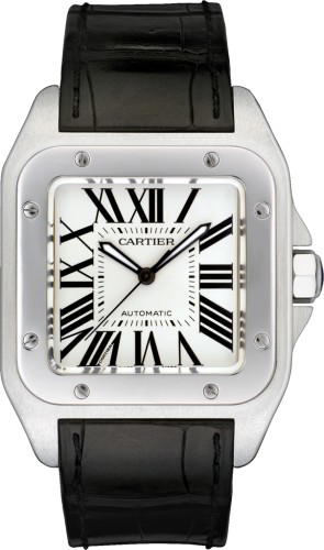 Cartier Cartier Santos 100 41.3  Stainless Steel / Silver