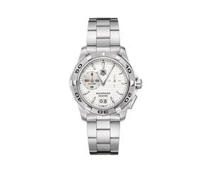 Buy Tag Heuer Aquaracer 300M Alarm 41 Stainless Steel / Silver / Bracelet at Sasom – Authentic and Ready to Ship