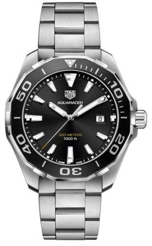Tag Heuer Tag Heuer Aquaracer 300M Quartz 43 Stainless Steel / Black / Bracelet