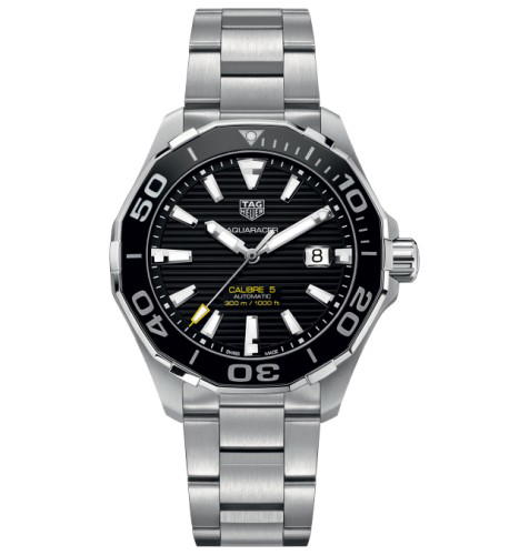 Tag Heuer Tag Heuer Aquaracer 300M Calibre 5 41 Stainless Steel / Black / Steel