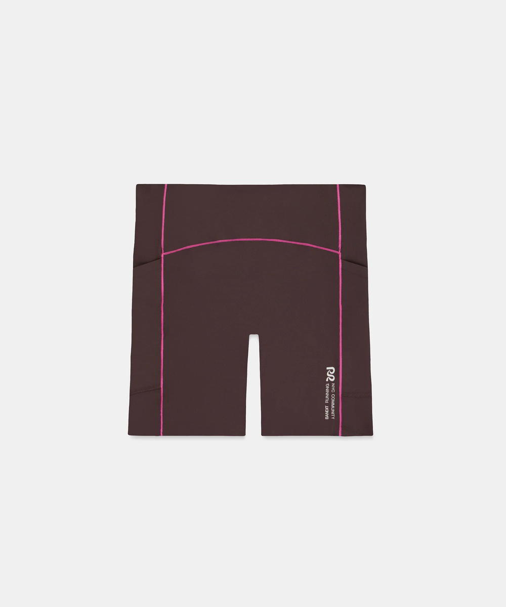 Bandit Running Bandit Running Vanisher 5" Pop Stitch High Waist Compression Short Espresso (W)