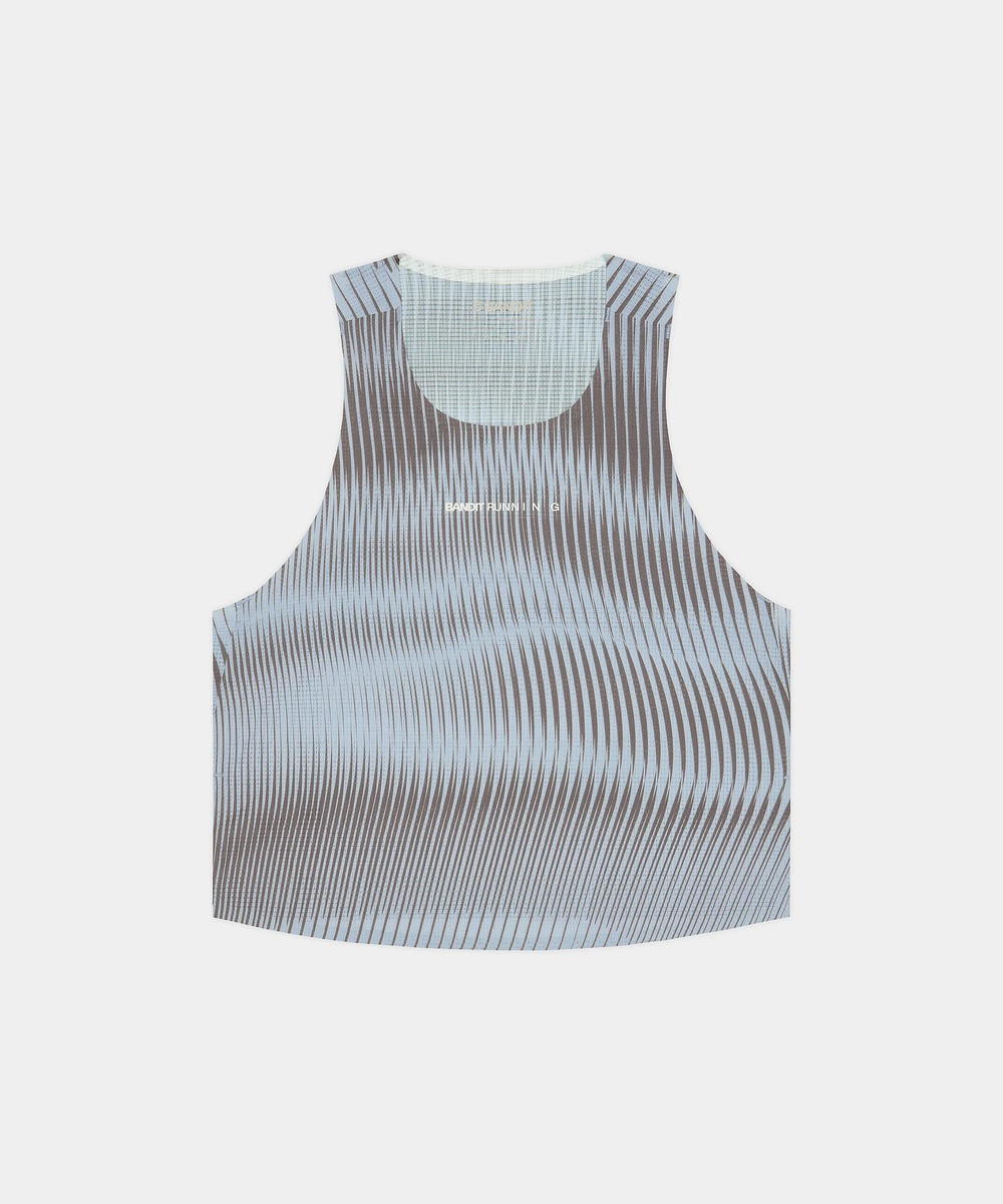 Bandit Running Bandit Running CoolGrid Race Singlet Pavilion Blue (W)
