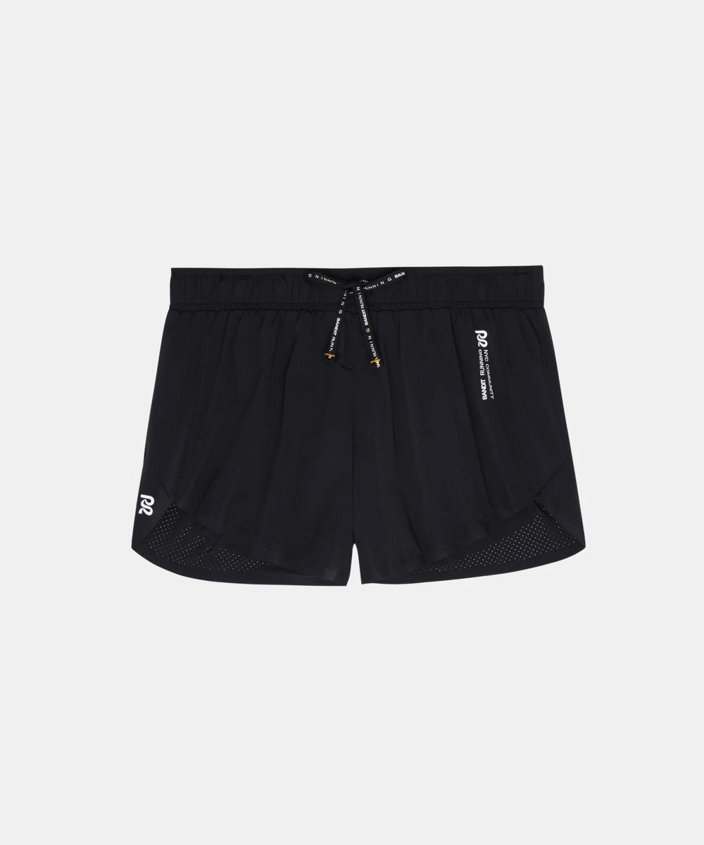 Bandit Running Bandit Running Vento 4" Wave Short Black (W)