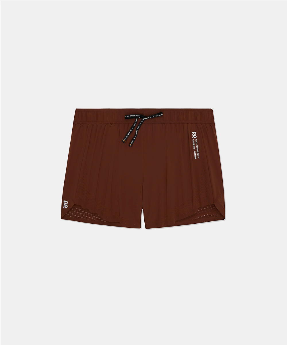 Bandit Running Bandit Running Vento 4" Wave Short Coffee Bean (W)