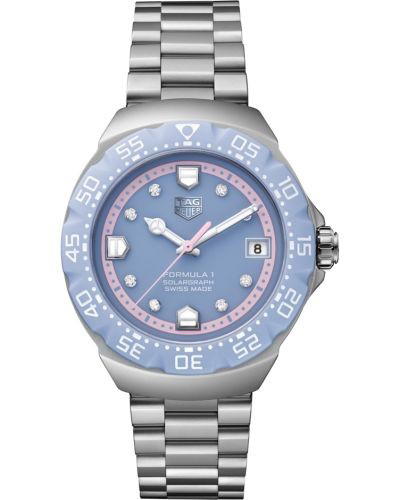 Tag Heuer Tag Heuer Formula 1 Solargraph 38 Stainless Steel / Light Blue - Diamond / Bracelet