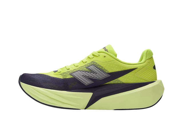 New Balance New Balance FuelCell Rebel v5 Alkaline Green Boysenberry Dark (Women's) - view 2