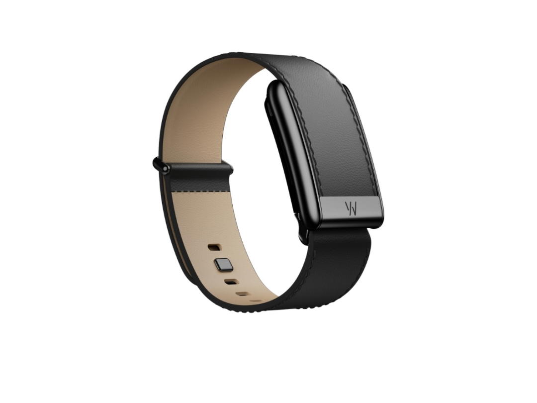 Whoop Whoop 5.0 LeatherLuxe Straight Band Black Cream with Black (Bands Only)