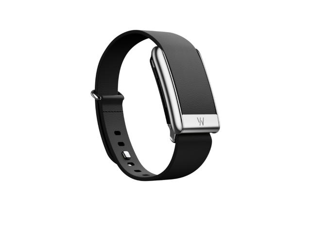 Whoop Whoop 5.0 LeatherLuxe Tapered Band Black with Titanium (Bands Only) - view 1