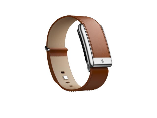 Whoop Whoop 5.0 LeatherLuxe Straight Band Chestnut/Cream with Titanium (Bands Only) - view 1