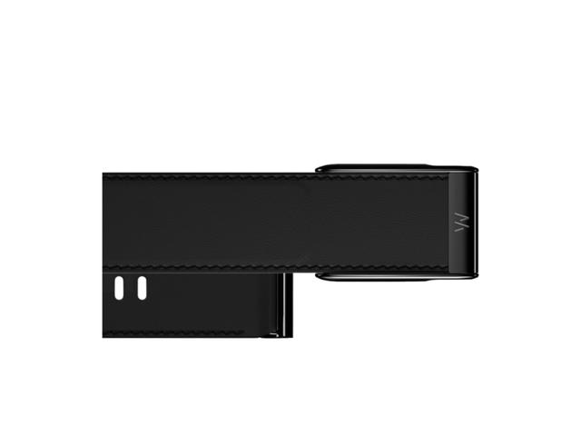 Whoop Whoop MG LeatherLuxe Straight Band Black Cream with Black (Bands Only) - view 2