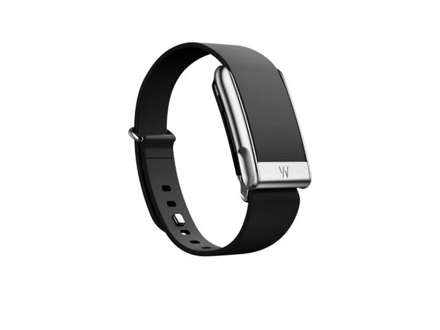 Whoop Whoop MG LeatherLuxe Tapered Band Black with Titanium (Bands Only) - view 1