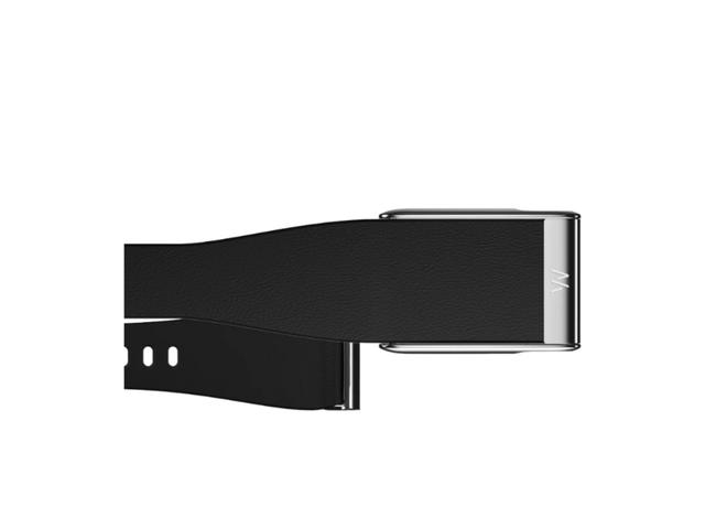 Whoop Whoop MG LeatherLuxe Tapered Band Black with Titanium (Bands Only) - view 2