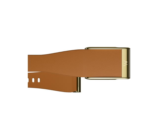 Whoop Whoop MG LeatherLuxe Tapered Band Camel with Gold (Bands Only) - view 2