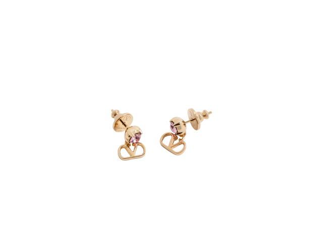 Valentino Valentino Vlogo Signature Earrings Gold - view 3