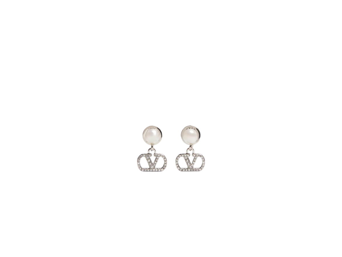 Valentino Valentino VLogo Signature Earrings Silver