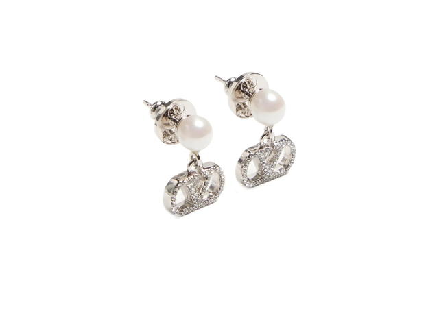 Valentino Valentino VLogo Signature Earrings Silver - view 2