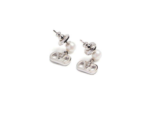 Valentino Valentino VLogo Signature Earrings Silver - view 3