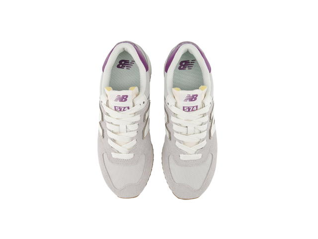 New Balance New Balance 574 Plus Grey Purple White (Women's) - view 3