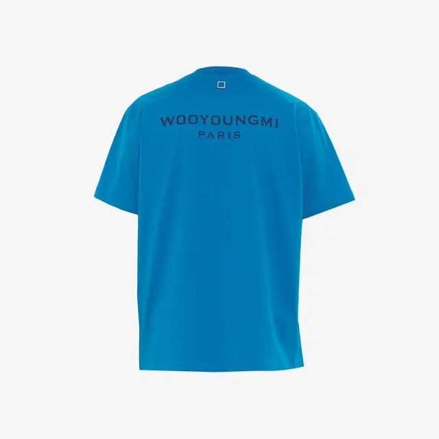 Wooyoungmi Wooyoungmi Cotton Back Logo T-Shirt Blue - 23SS - view 2