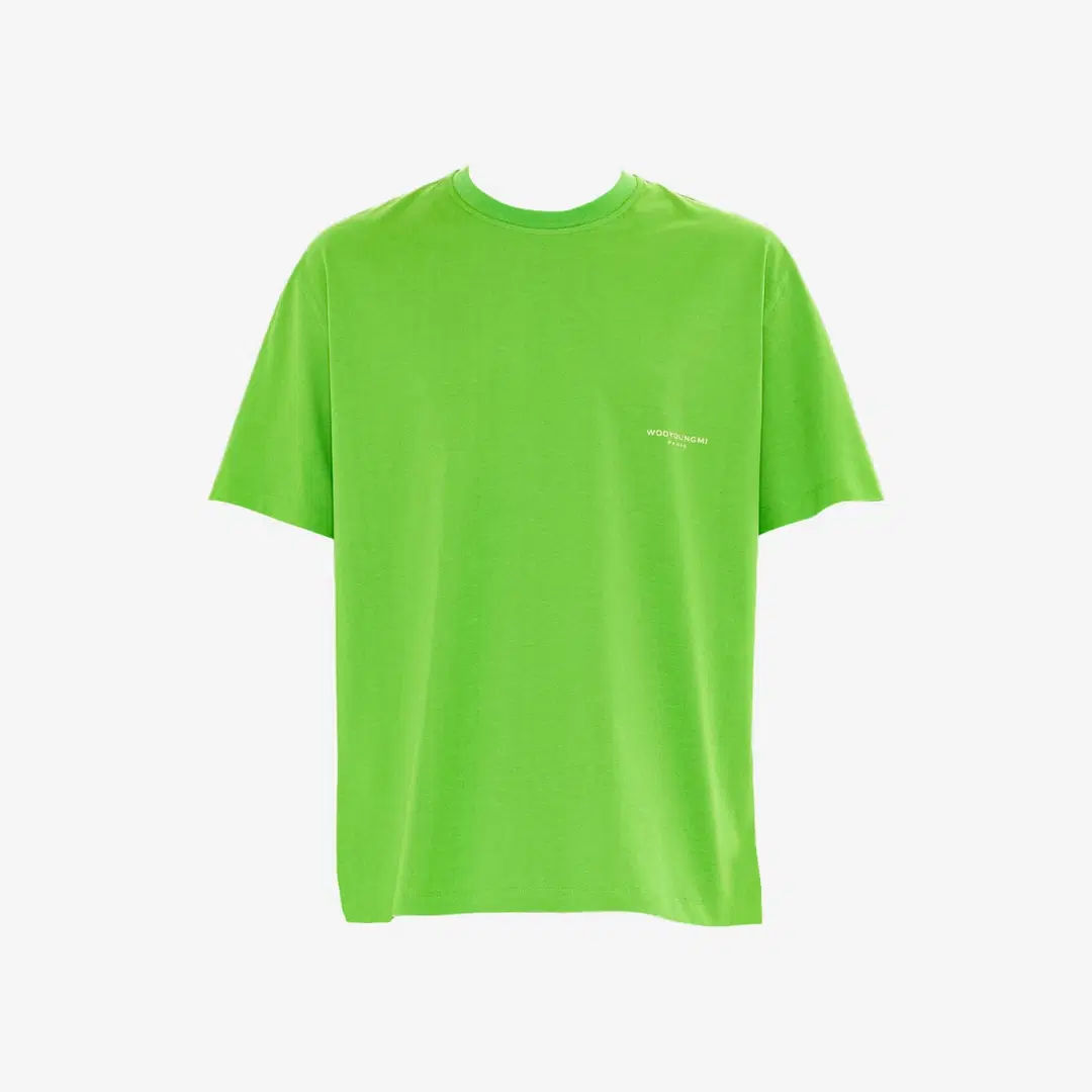 Wooyoungmi Wooyoungmi Cotton Leather Patch T-Shirt Green - 23SS