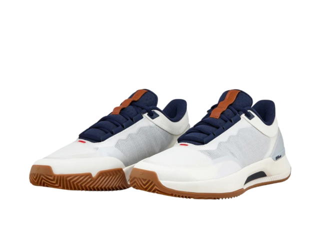 Wilson Wilson Intrigue Tour Clay Tennis Shoe Vanilla Navy Blazer Gum (W) - view 4