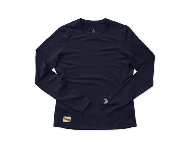 Tracksmith Tracksmith Session Long Sleeve Navy (W) - view 1