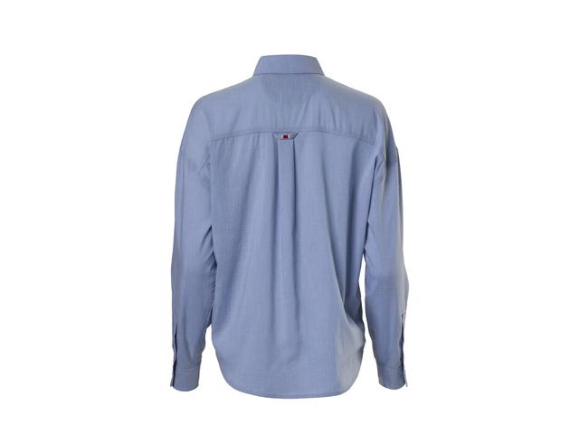 Tracksmith Tracksmith Run Cannonball Run Linen Button Up Cloud Blue (W) - view 2