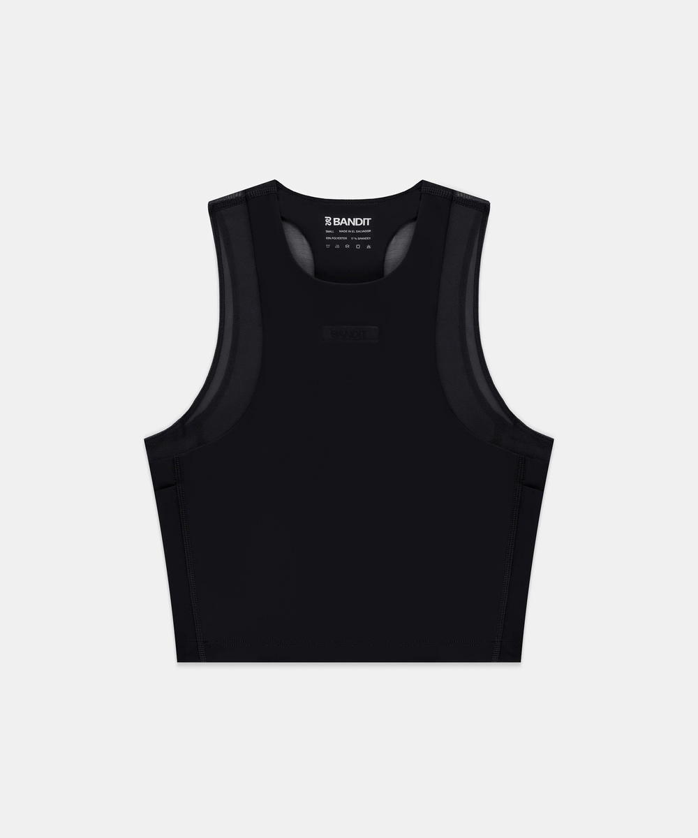 Bandit Running Bandit Running Stamina-V Lyra Race Crop Black (W)