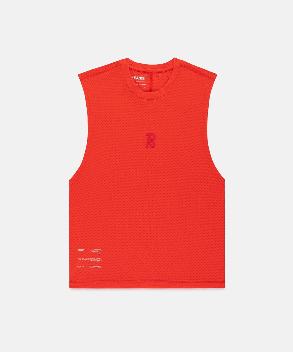 Bandit Running Bandit Running Micromesh Run Tank Poppy (W)