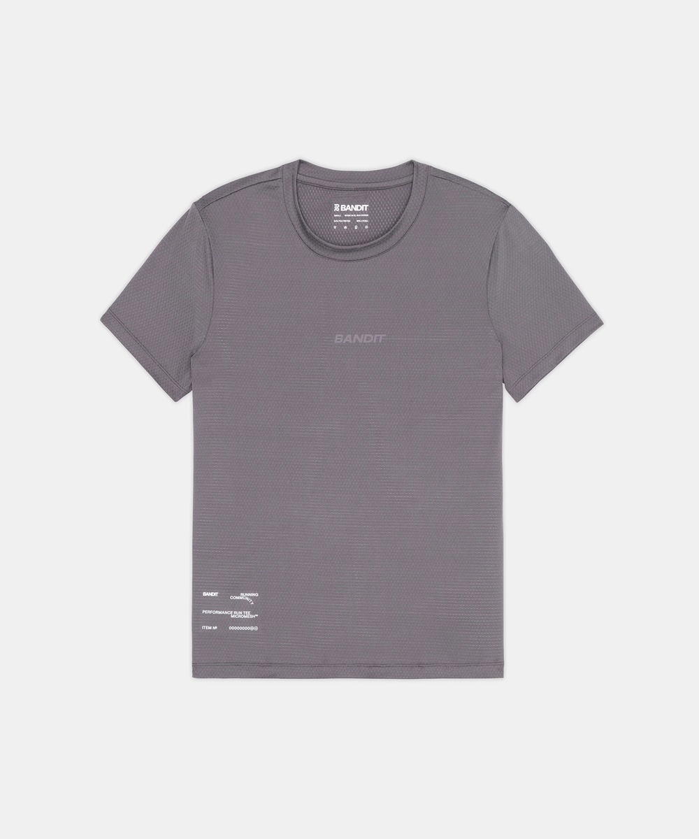 Bandit Running Bandit Running Micromesh Run Tee Haze (W)