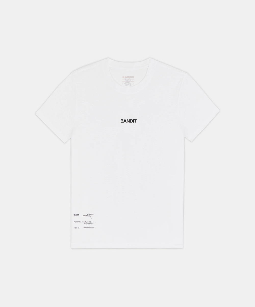 Bandit Running Bandit Running Micromesh Run Tee White (W)
