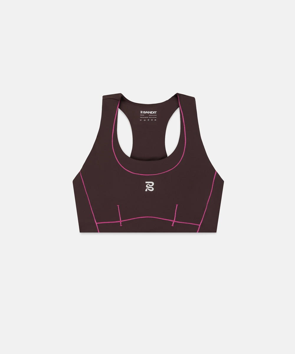 Bandit Running Bandit Running Vanisher Pop Stitch Arco Run Bra Espresso (W)