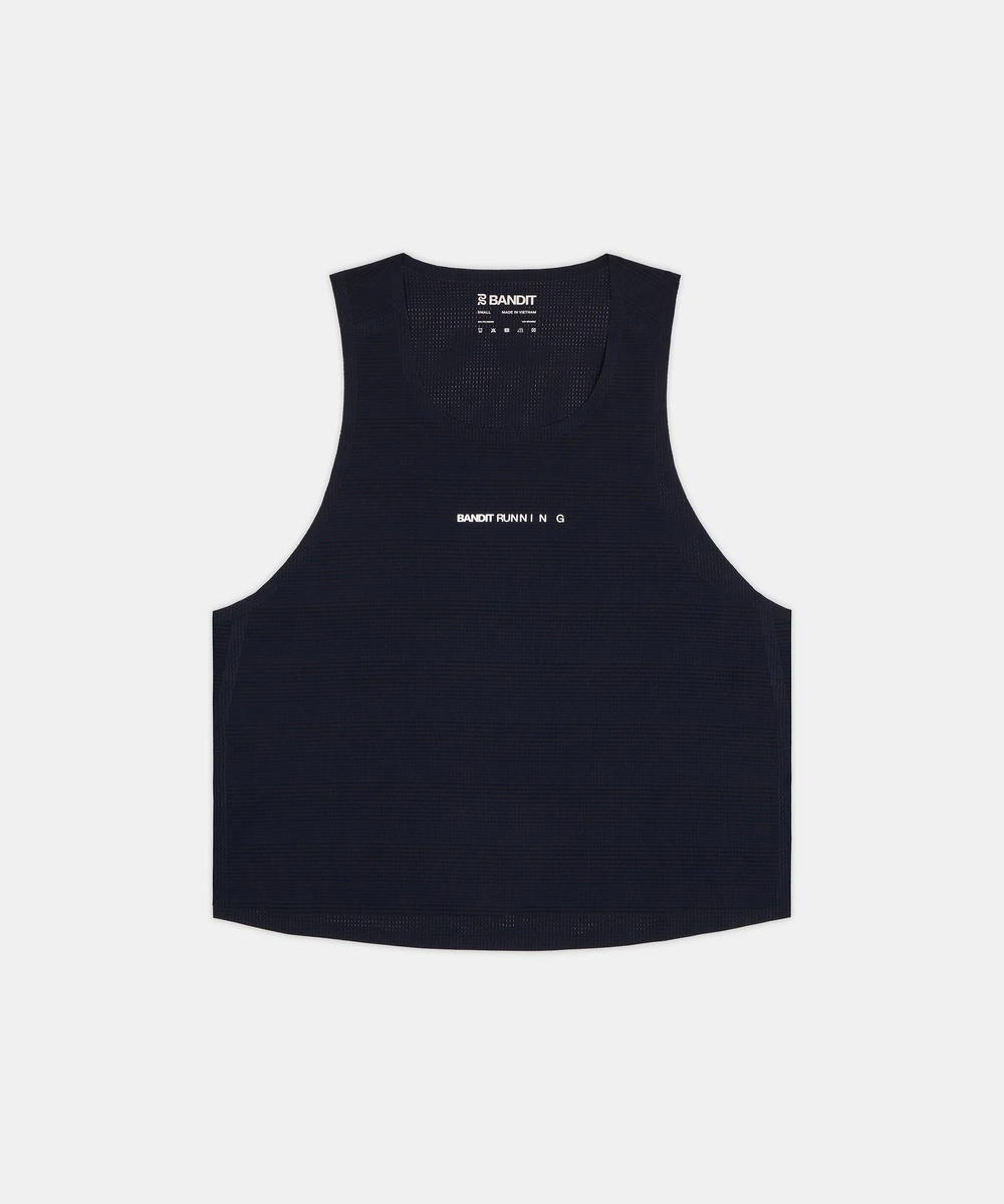 Bandit Running Bandit Running CoolGrid Race Singlet Black (W)
