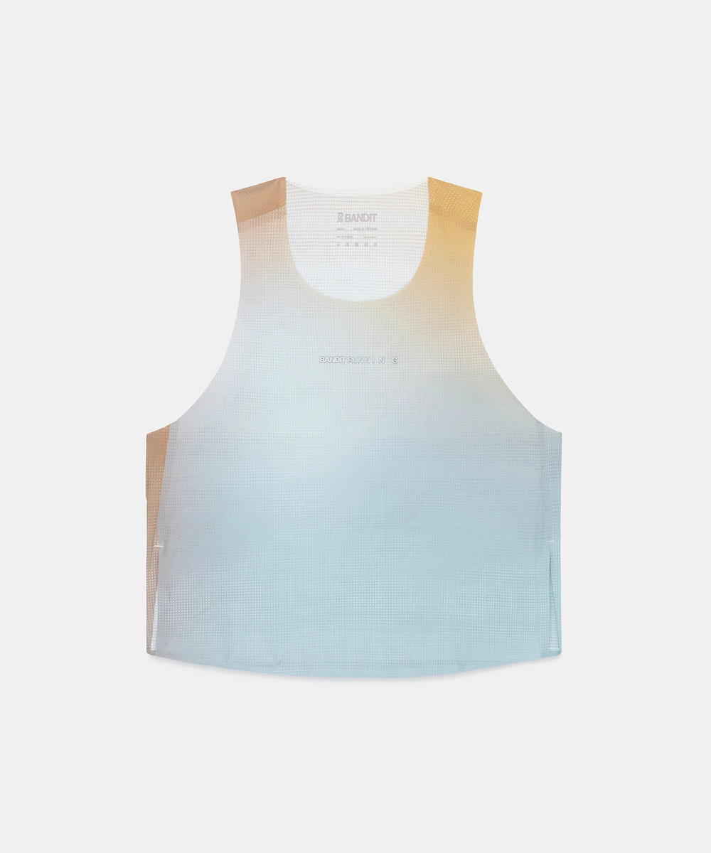 Bandit Running Bandit Running CoolGrid Race Singlet Lagoon Multi (W)