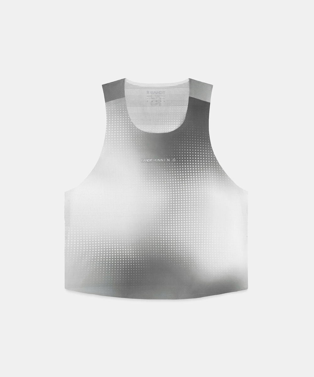 Bandit Running Bandit Running CoolGrid Race Singlet Slate Multi (W)