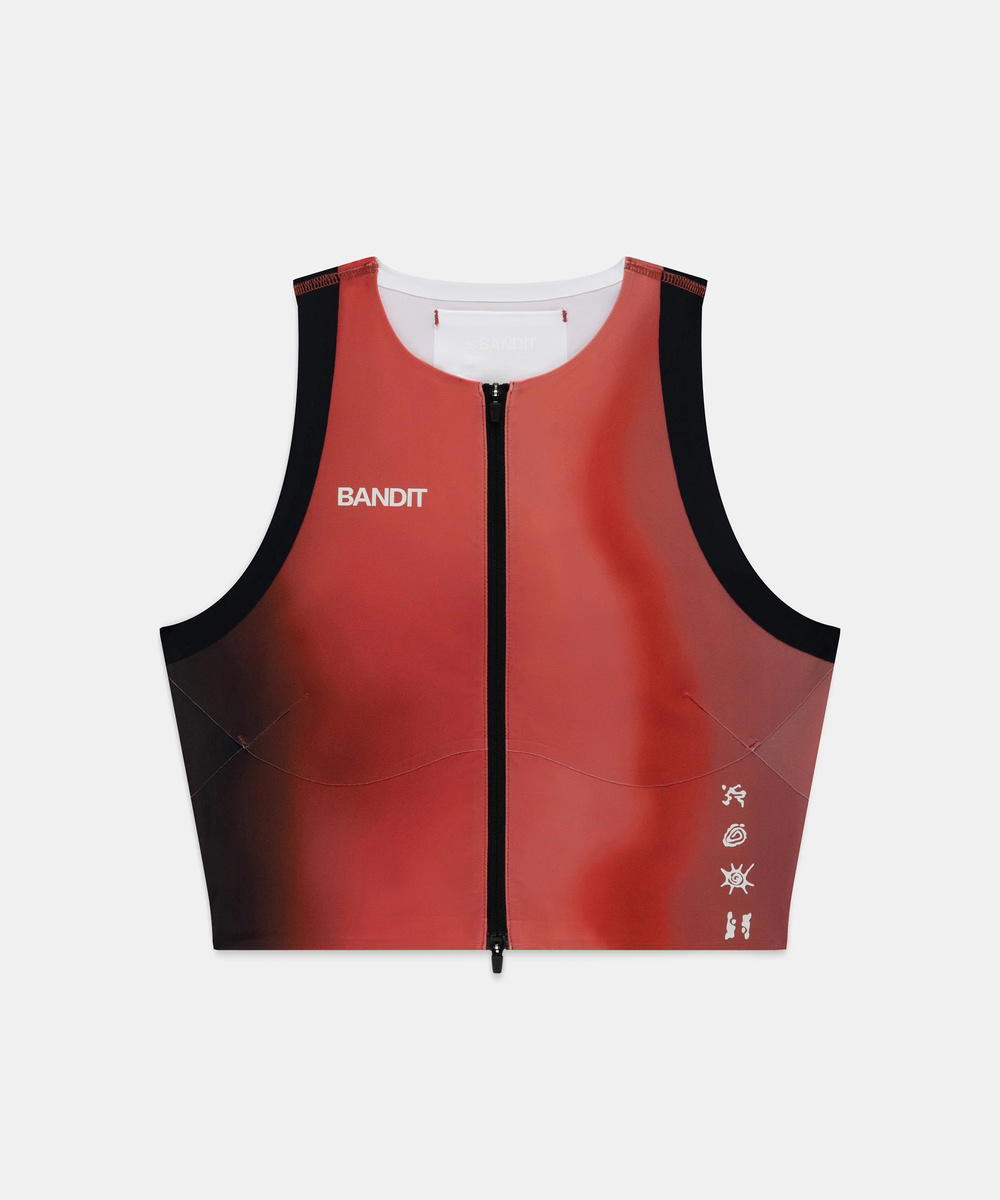 Bandit Running Bandit Running Adapto Distance Race Top Salt Stain Rusted Apricot (W)