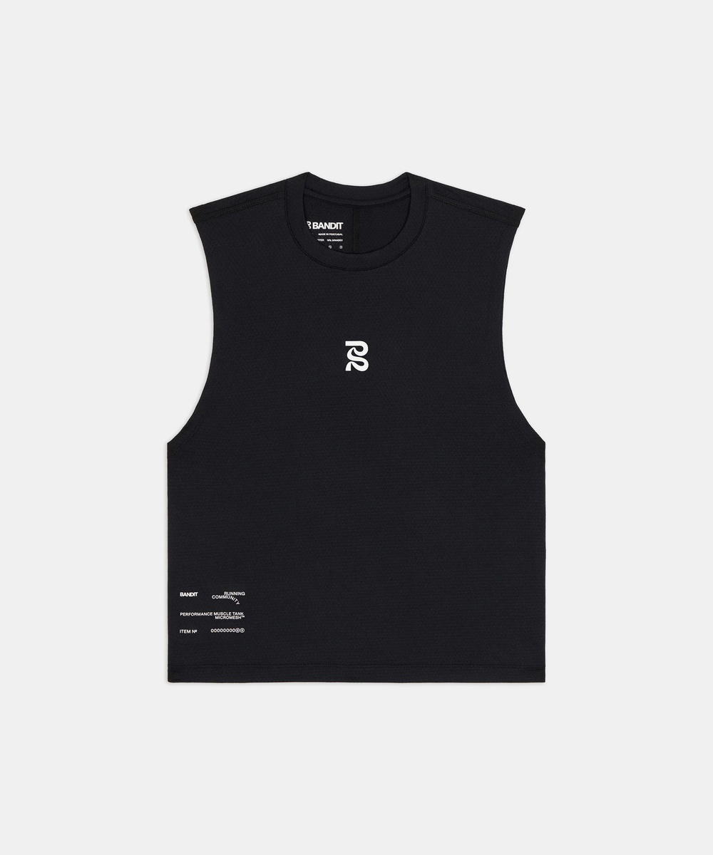 Bandit Running Bandit Running Micromesh Run Tank Black (W)