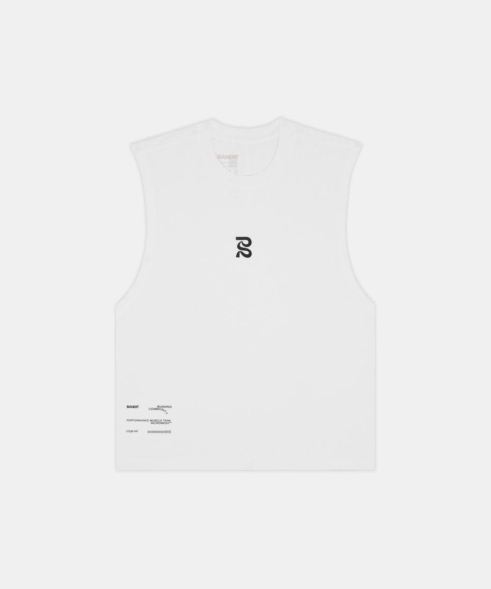 Bandit Running Bandit Running Micromesh Run Tank White (W)