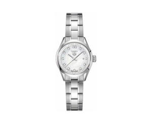 Buy Tag Heuer Carrera Quartz 27 Stainless Steel / MOP - Diamond / Bracelet at Sasom – Authentic and Ready to Ship
