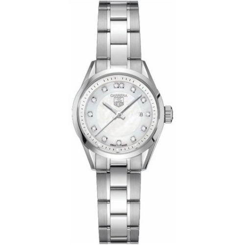 Tag Heuer Tag Heuer Carrera Quartz 27 Stainless Steel / MOP - Diamond / Bracelet