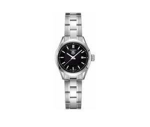 Buy Tag Heuer Carrera Quartz 27 Stainless Steel / Black / Bracelet at Sasom – Authentic and Ready to Ship