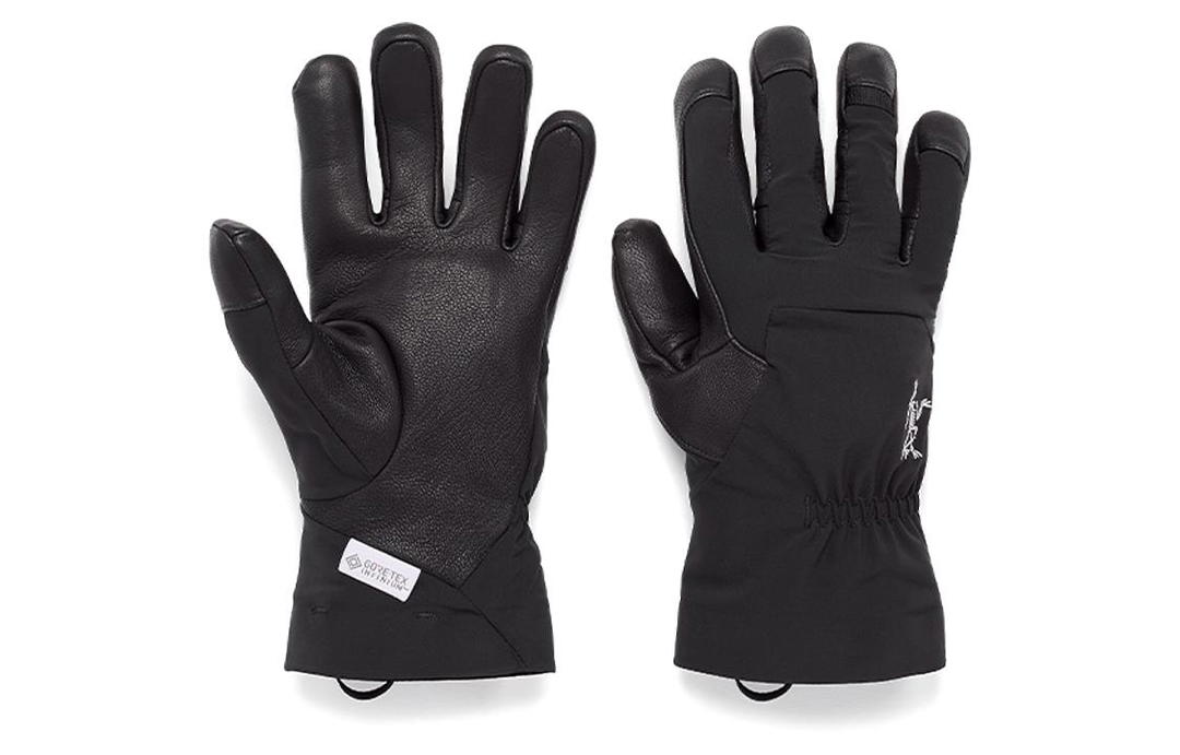 Arcteryx Arcteryx Goatskin Knit Gloves Unisex Black