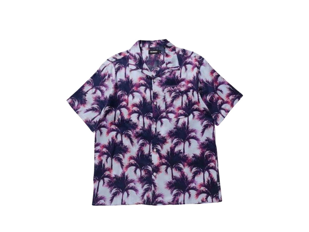Xlarge Xlarge Logo Print Aloha Shirt Purple