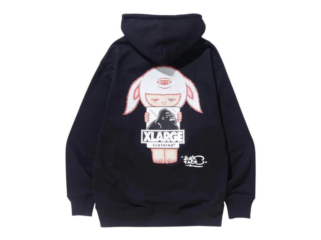 Xlarge XLARGE x Alex Face Hoodie Black
