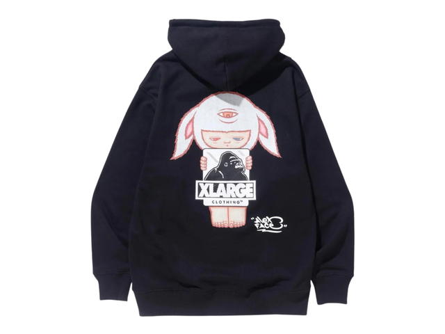 Xlarge XLARGE x Alex Face Hoodie Black - view 1
