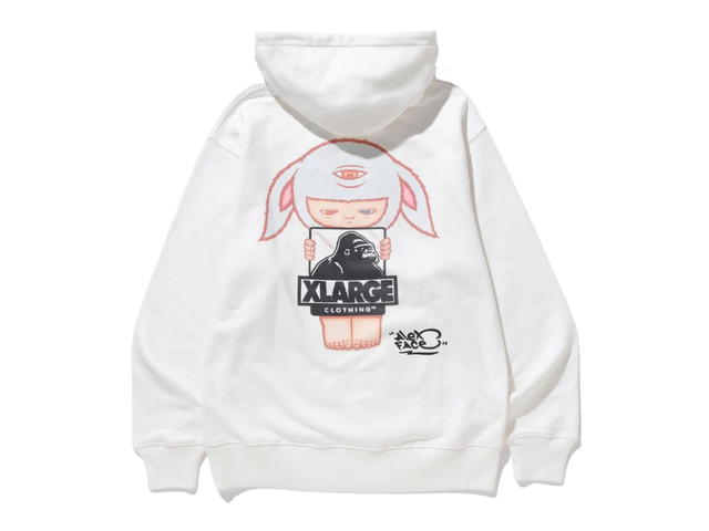 Xlarge XLARGE x Alex Face Hoodie White - view 1