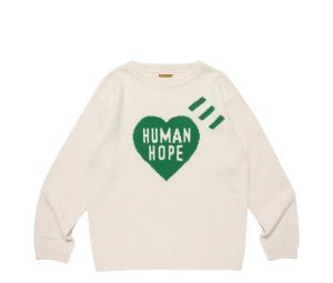 Buy Human Made X J-Hope Human Hope  Heart Knit Sweater White at Sasom – Authentic and Ready to Ship