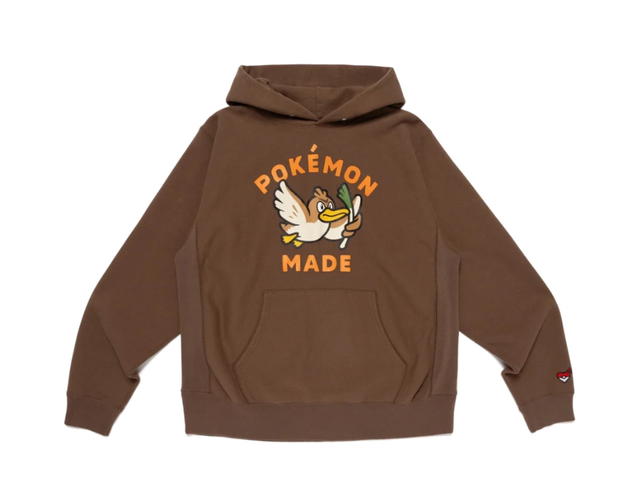 HUMAN MADE HUMAN MADE x Pokemon Pokemon Made Heavyweight Hoodie Brown - view 1