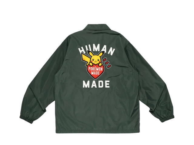 HUMAN MADE HUMAN MADE Pokemon Made Coach Jacket x Pokemon Green - view 2